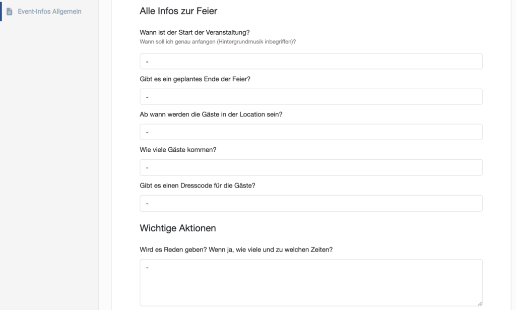 Online-Fragebogen im Kundenportal